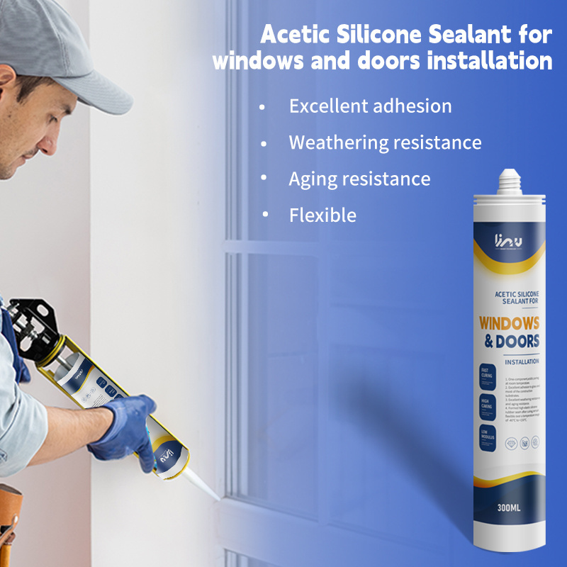 Industrial Applications Fast Curing Excellent Aging Resistance Door And Window Caulking Silicone Sealant