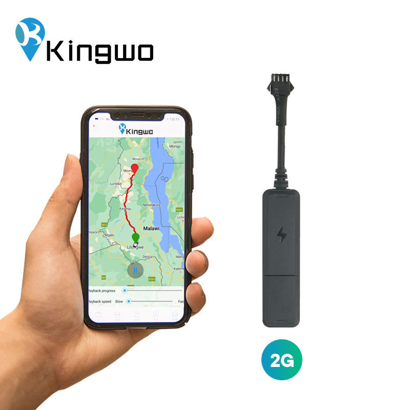 Kingwo Vehicle Tracker sim card car motorcycle bicycle anti theft gps tracker for bike