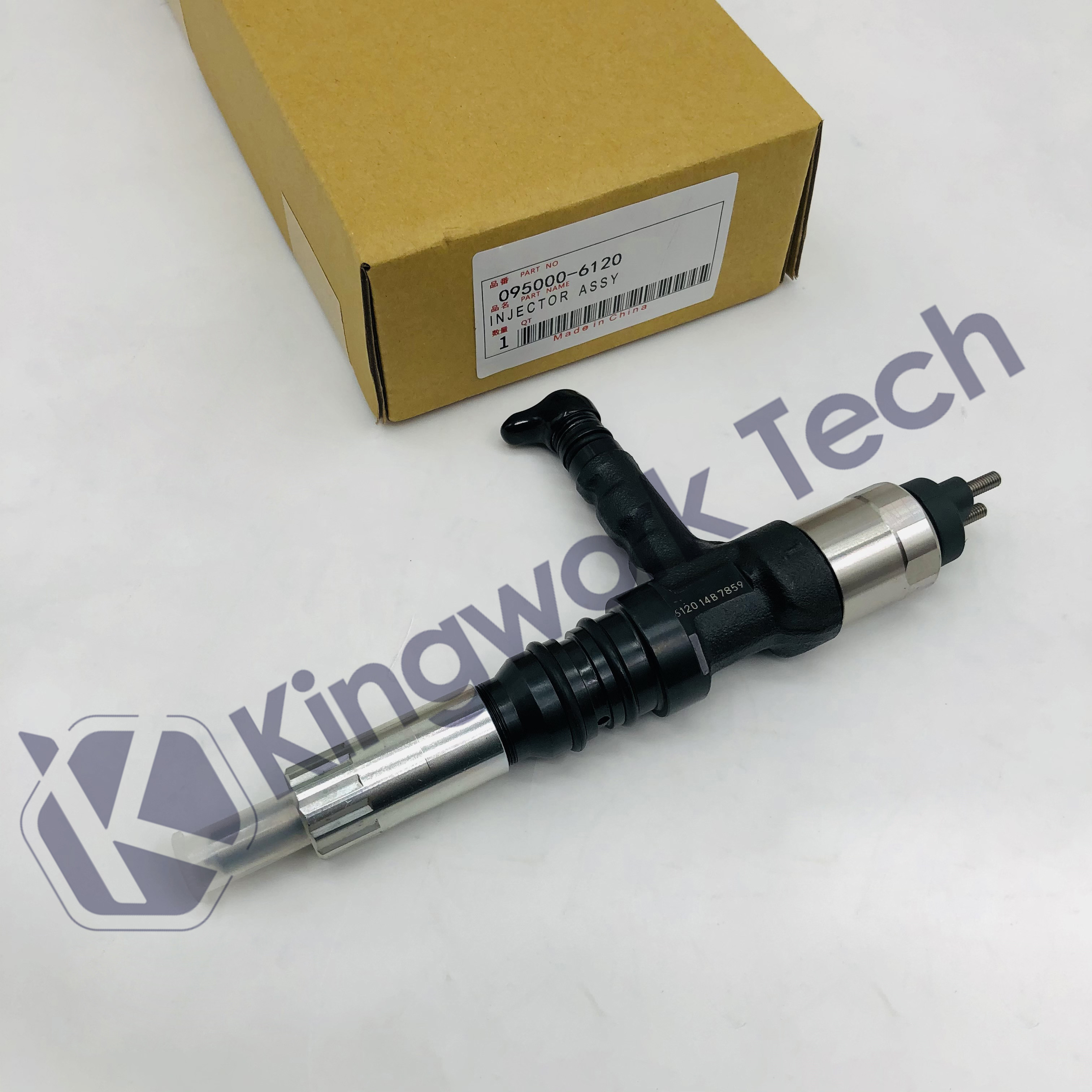 Common Rail Diesel Fuel Injector 095000-6120 9709500-612 6261-11-3100 For Komatsu PC600 Excavator