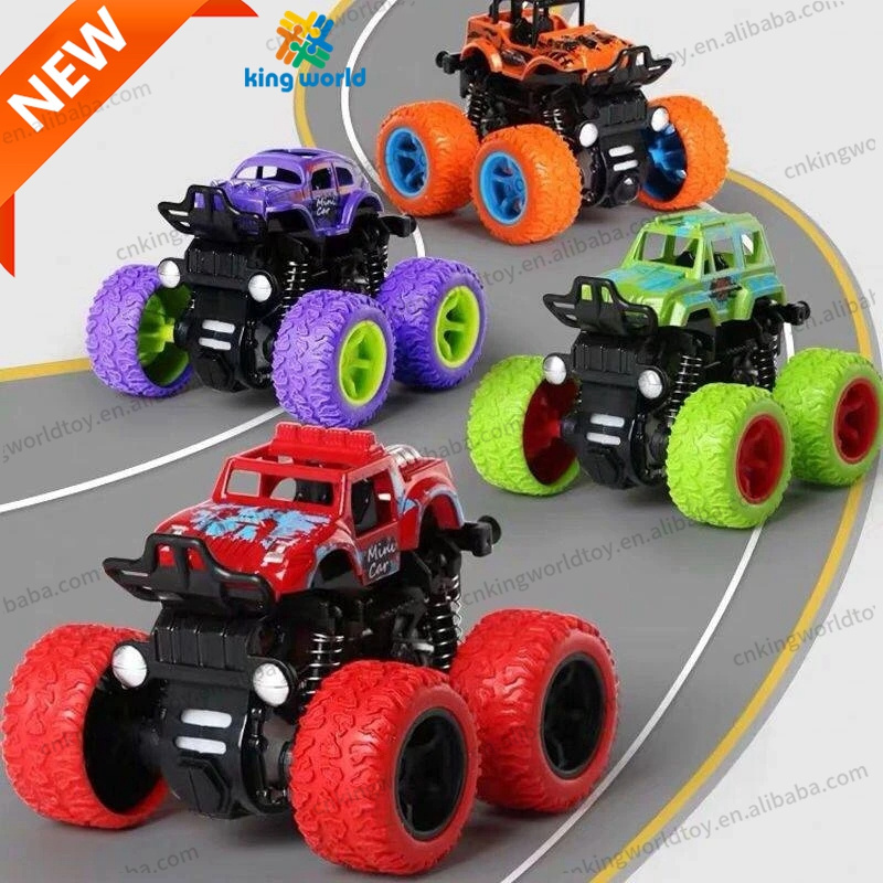 Hot Toys Car Monster Truck Four-wheel Drive Vehicle Stunt Dump Car Inertia Car Toy Dinosaur Pull Back Children Toy Boy Girl Gift