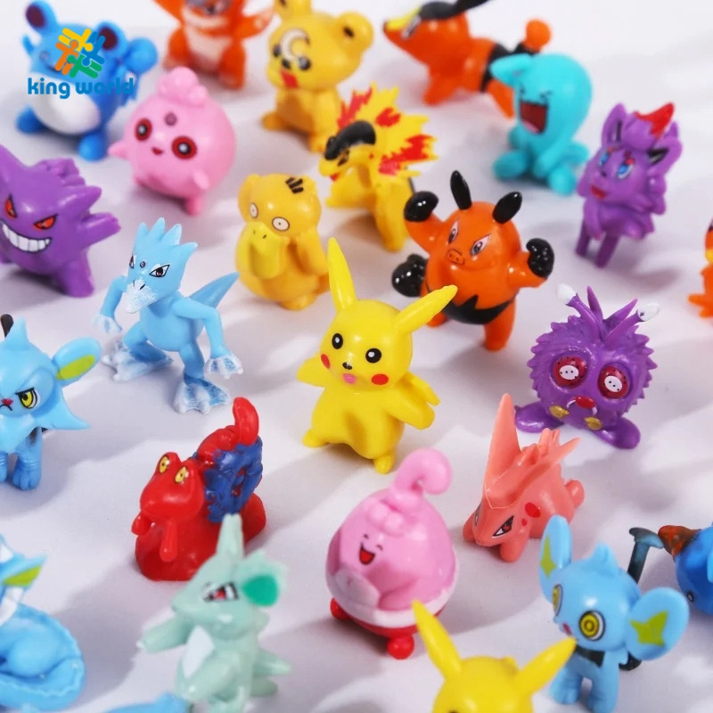 Wholesalers 2024 Pokemoned Figures Toys 144Pcs Collection 2-3cm Pikachu Anime Figure Model Dolls Child Gift