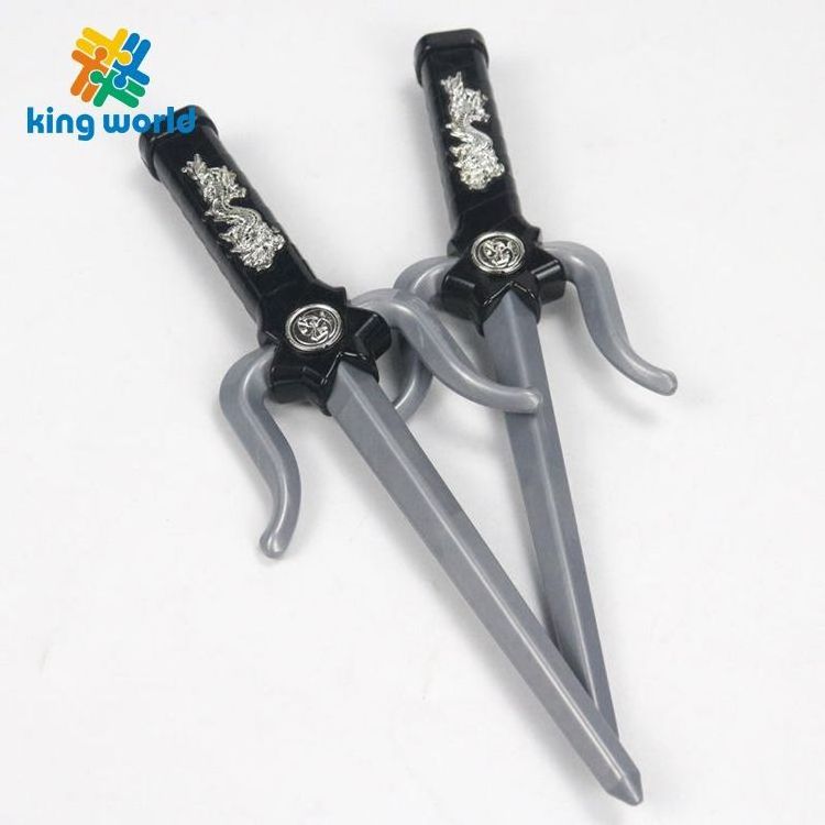 Hot salebox Japanese ninja Halloween weapons plastic toys Samurai sword bow bow knife fork darts children's set