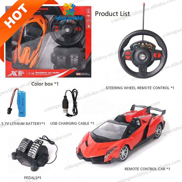 Veiculos Juguete Remote Control Car With Hobby Pedals And Steering Wheel Juguete Carros A Control Remoto Coches RC Car Toys