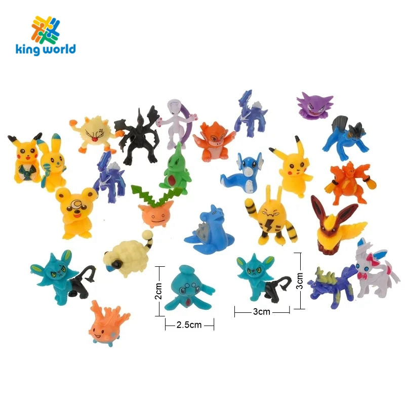 Wholesalers 2024 Pokemoned Figures Toys 144Pcs Collection 2-3cm Pikachu Anime Figure Model Dolls Child Gift