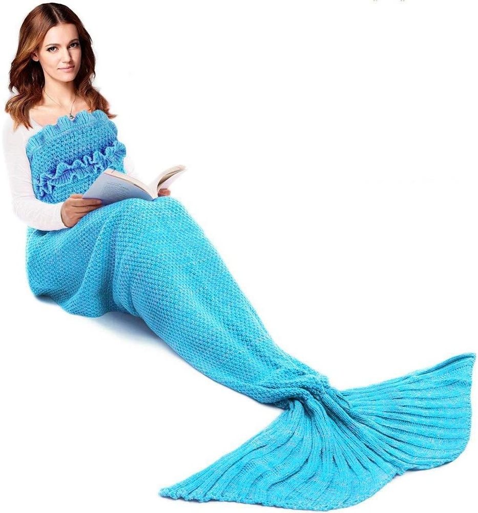 Kingworth All Seasons Seatail Sleeping Bag Blanket Wholesale Tail Mermaid Snuggler Blanket