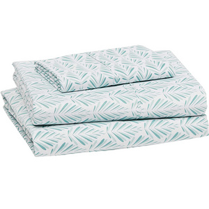 Kingworth Wholesale Basics Lightweight Super Soft Easy Care Bedding 100% Cotton Bed Sheet Set