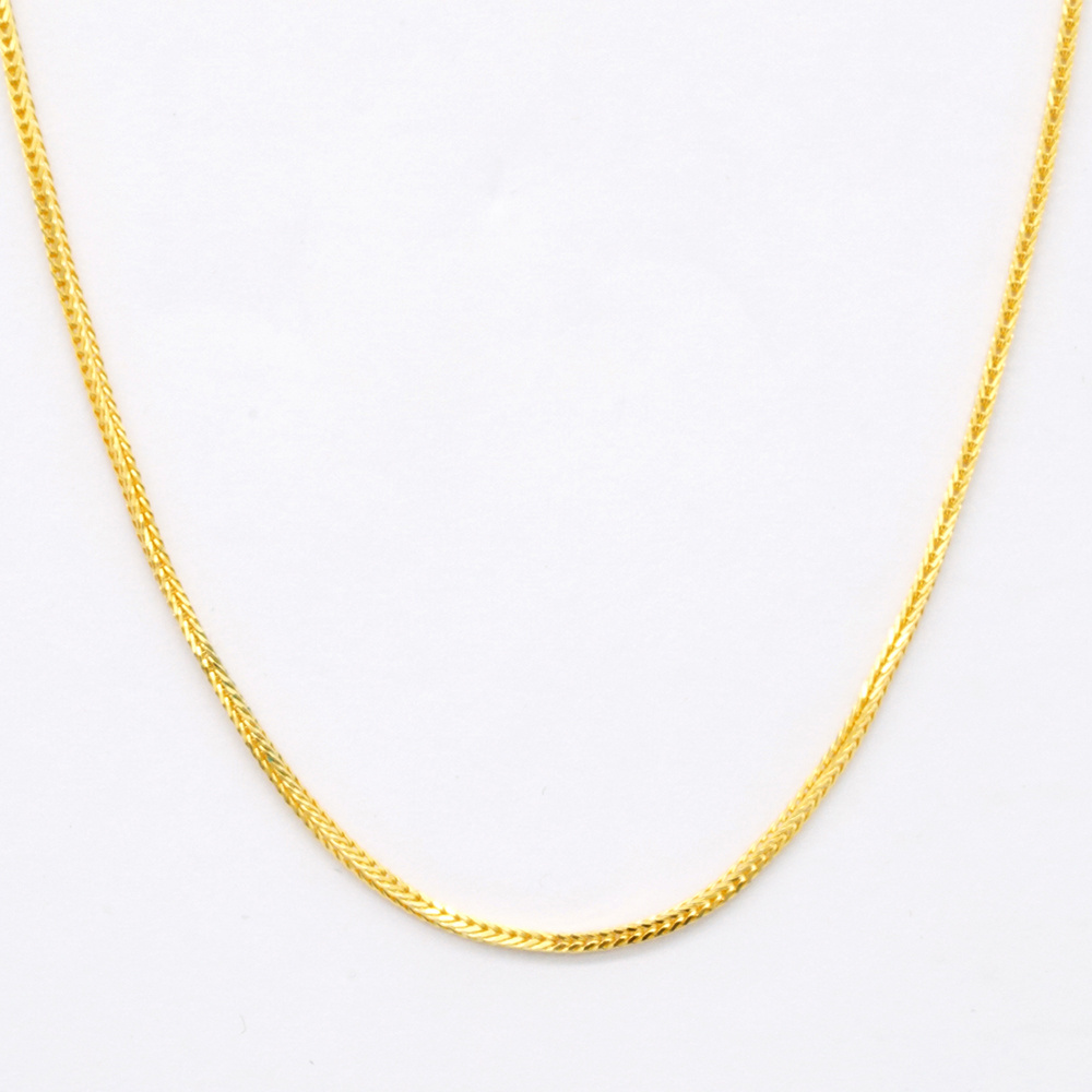 18K Plated Gold Jewelry Chain, Gold Plated Chain For Jewellery Making