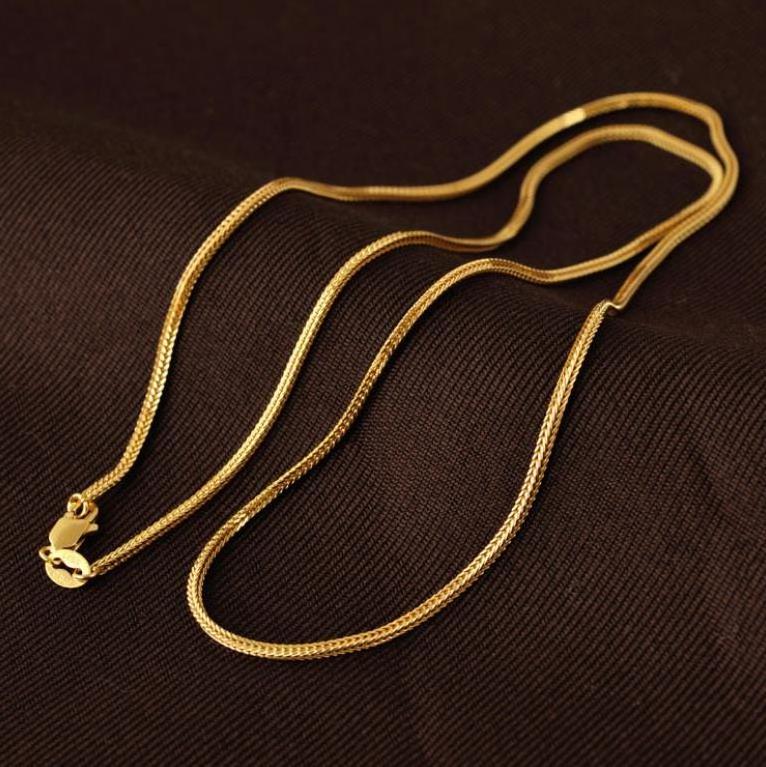 18K Plated Gold Jewelry Chain, Gold Plated Chain For Jewellery Making