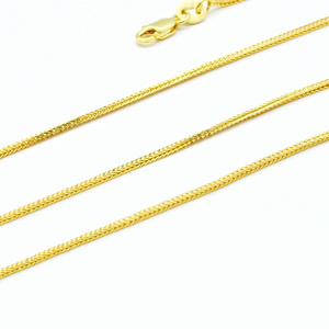 18K Italian Gold Chain Men Necklace, Wholesale Gold Filled Jewelry