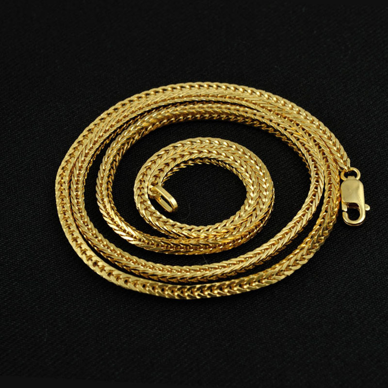 18K Plated Gold Jewelry Chain, Gold Plated Chain For Jewellery Making