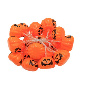 Led Halloween Light String Large Pumpkin Ghost Festival Decoration Battery Light Smiley Face Double Sided Pumpkin Festival Light