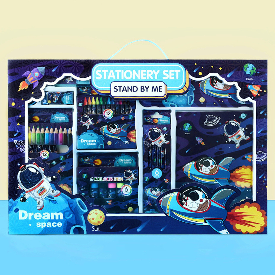 Paint Pen Stationery Set Gift Box Graduation Gift Children'S School Supplies Kindergarten Prizes Elementary School Gifts