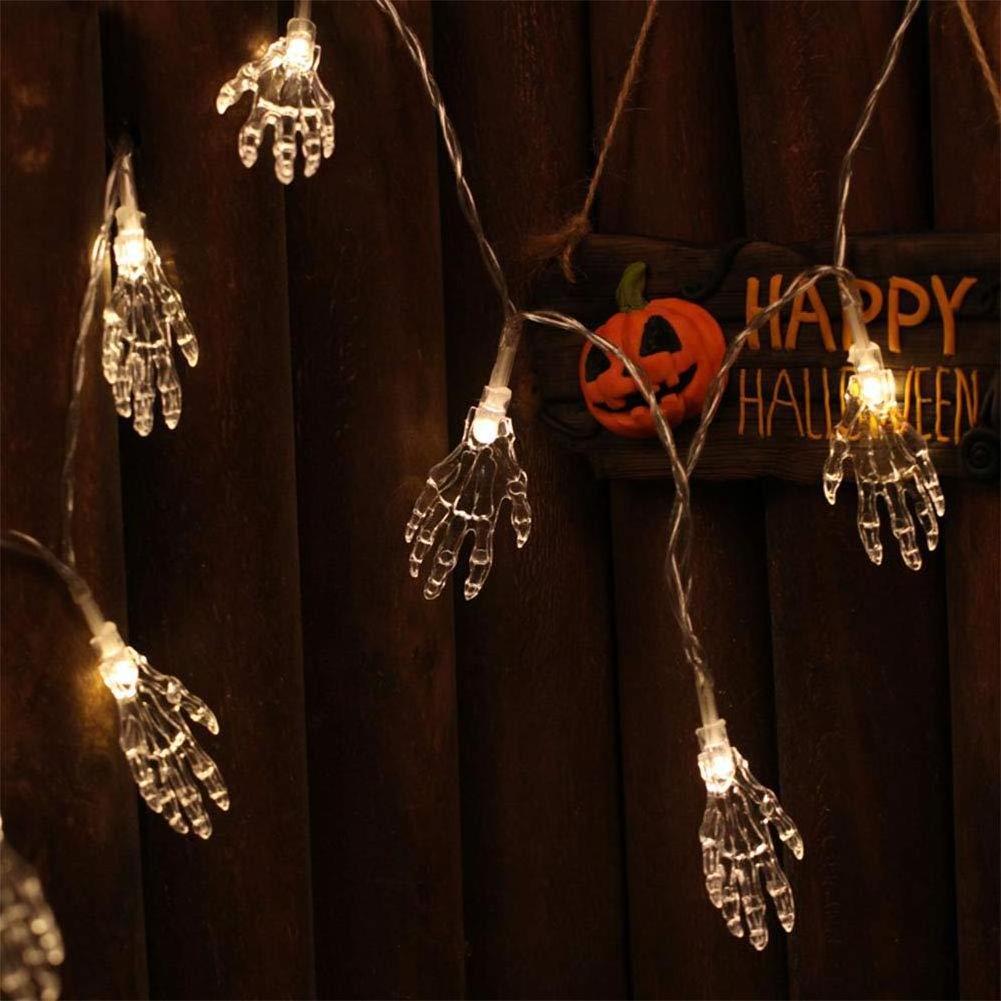 Halloween String Lights Battery Operated Outdoor Waterproof LED String Lamp For Garden Patio Yard Party Carnival Decoration