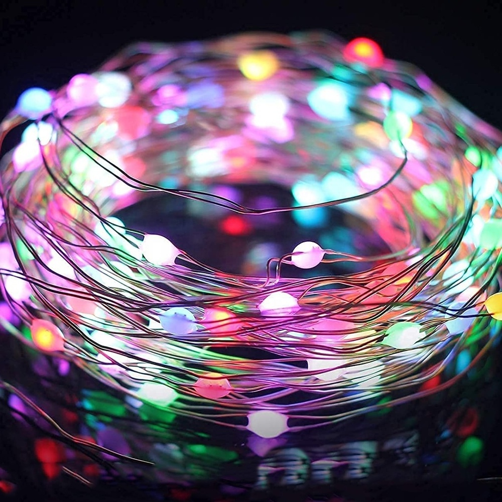 100LED christmas tree lights remote control color changing fairy string lights 10m Party festival decorate LED lights