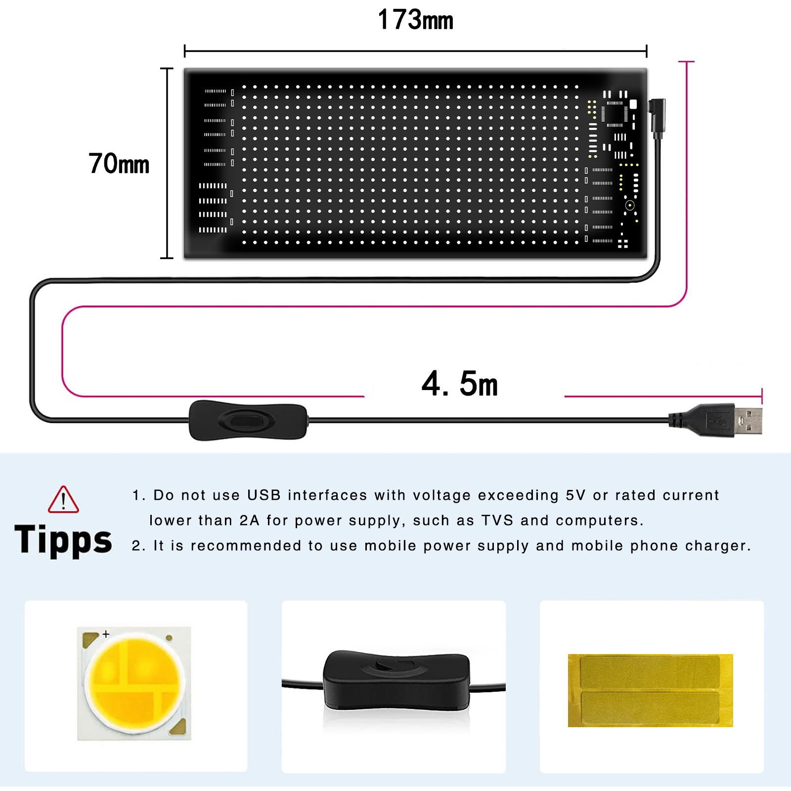 Flexible Digital Signage And Displays P5MM Full Color Car Led Display Screen Taxi Rear Window Smart Advertising Led Panel