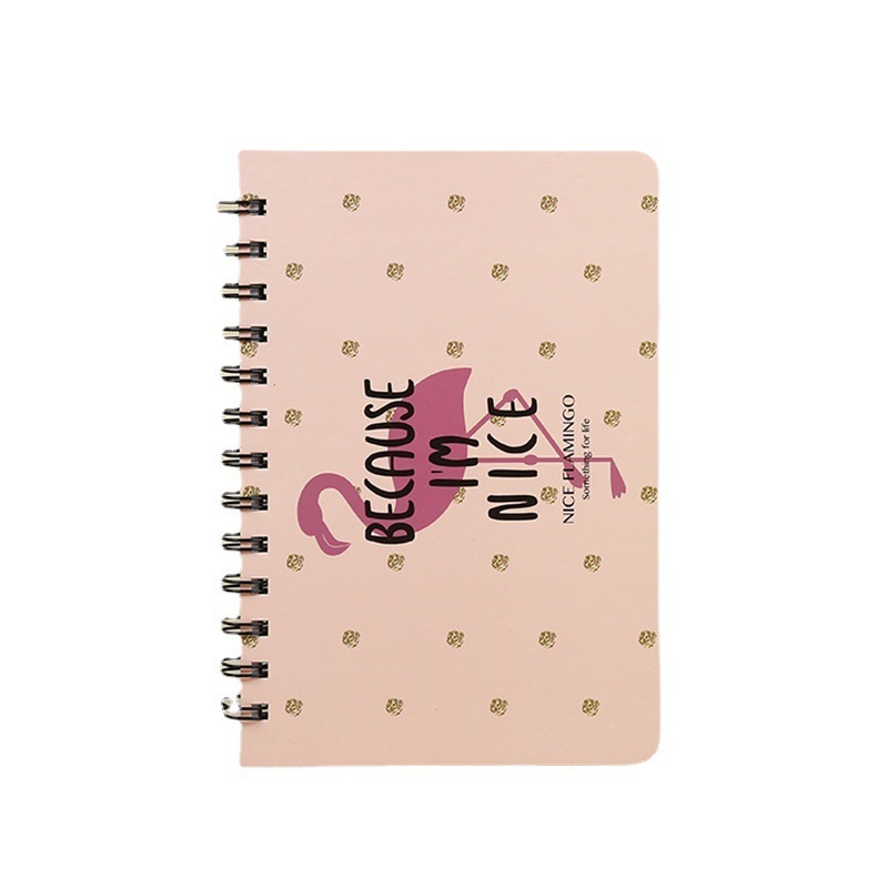 A5 Blank Coil Notebooks Thickened Simple Design Diary Spiral Notebook Small Fresh Soft Writing Notebook With Logo