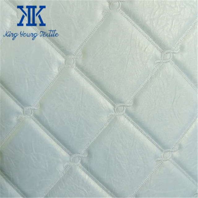 pvc leather cloth for sofa / pvc leather material for sofa cover / quilted fake leather fabric for sofa