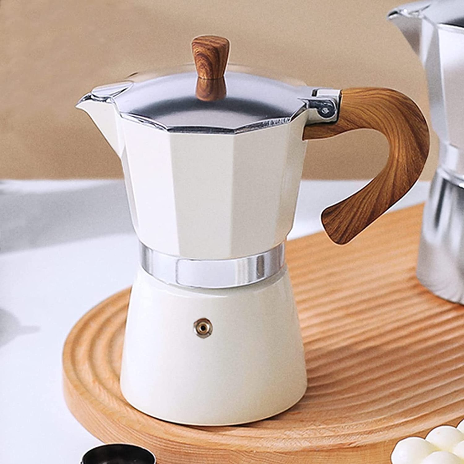 Aluminum 6 Cup 12 Cup Stovetop Cafetera Italiana Manual Coffee Maker Drip Pot Manual Coffee Mill Moka Pot