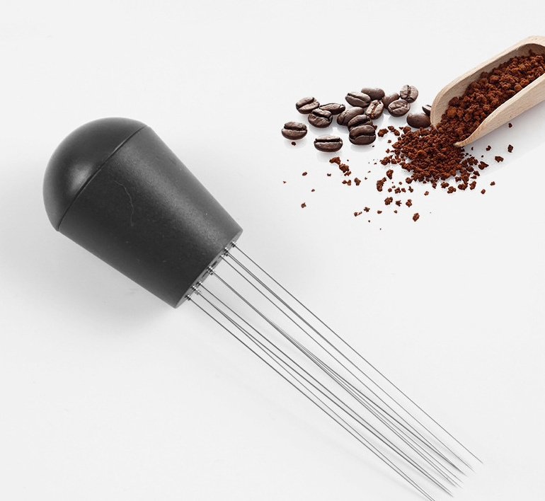 Tools Coffee Maker Accessories Stainless Steel Espresso Power Tamper Coffee Stirrer Needle Coffee Distributor