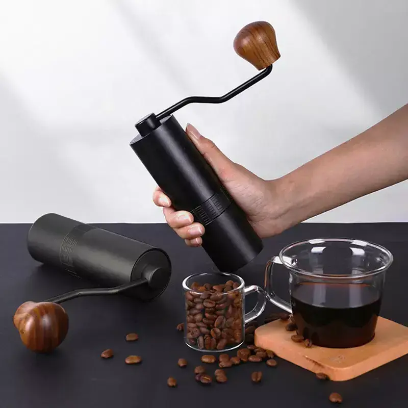 Cordless Coffee Grinder Adjustable Coffee Mill Espresso Burr Hand Manual Coffee Bean Grinder