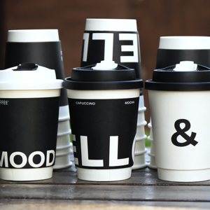 4oz 8oz 12oz 16oz Customizable LOGO Black Coffee Tea Cup Disposable Cup Takeaway Double Wall Coffee Paper Cups With Lid