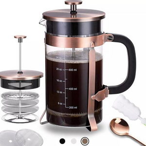 Espresso Outdoor Tool Grill 350ML 600ML Travel Pot Stainless Steel Percolator Camping French Press Coffee Maker Kettle