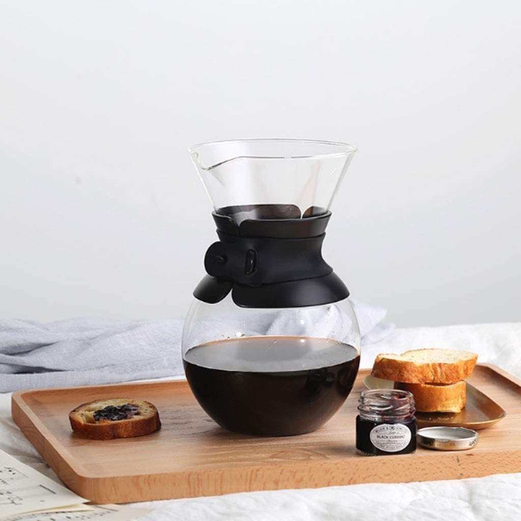 1000ml 32 oz Coffee Drip Filter Cup Classic Series Glass Stovetop Safe Tea Kettle Pour Over Coffee Makers