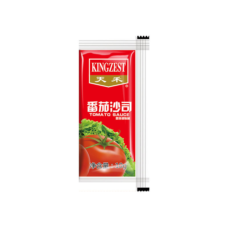 High quality tomato sauce ketchup sachets 10g factory wholesale price ketchup