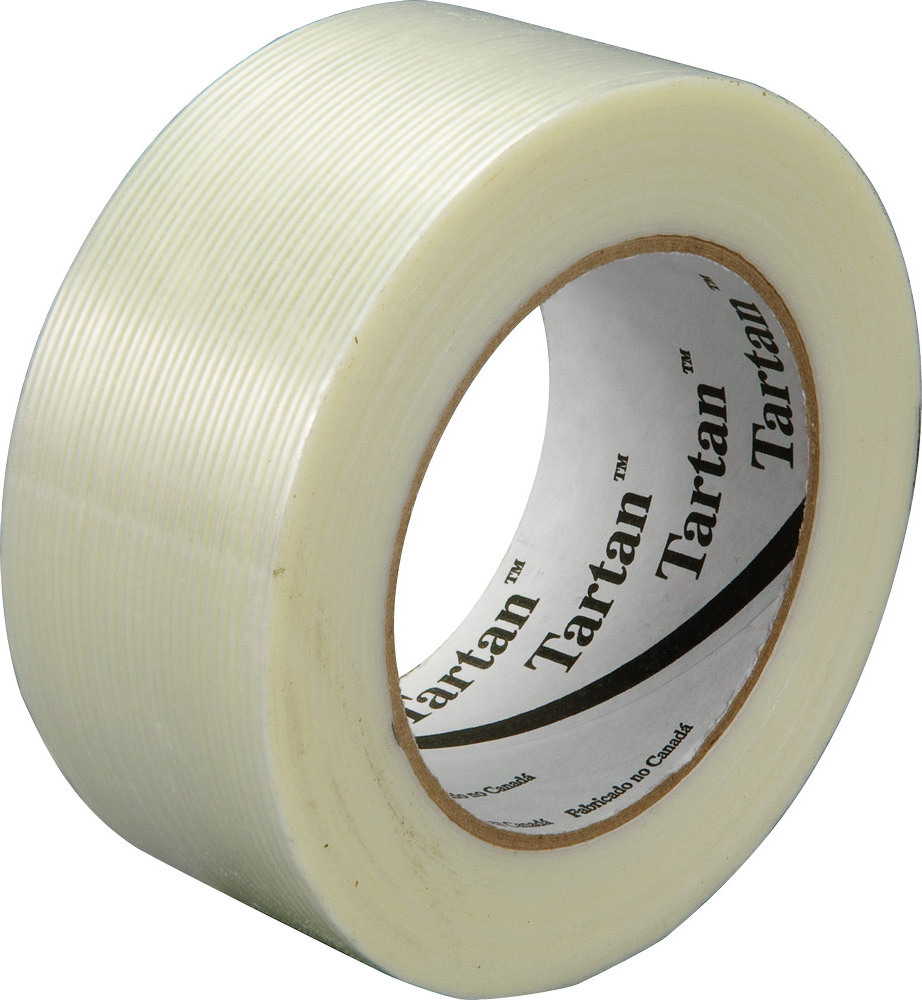 Original 8934 Clear Transparent Glass Fiber Tartan Filament Tape for Packing