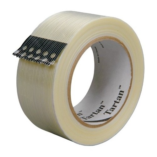 Original 8934 Clear Transparent Glass Fiber Tartan Filament Tape for Packing