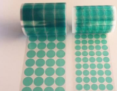 Green Blue Clear Polyester Tape with Silicone Adhesive Powder Coating Masking Tape