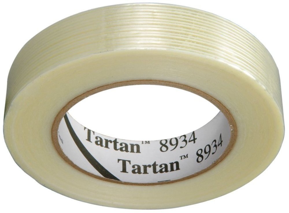 Original 8934 Clear Transparent Glass Fiber Tartan Filament Tape for Packing