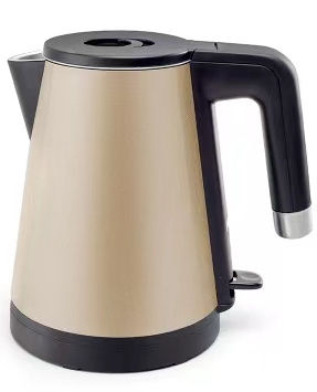 UK Strix durable 0.6L small capacity double-layer Shell metal color steel electric kettle KH852