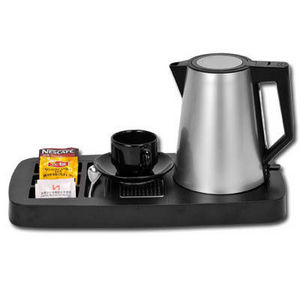 Kinhao JK-22/JF999A Hotel kettle Tray Set(1.2L stainless steel kettle,ABS plastic tray)