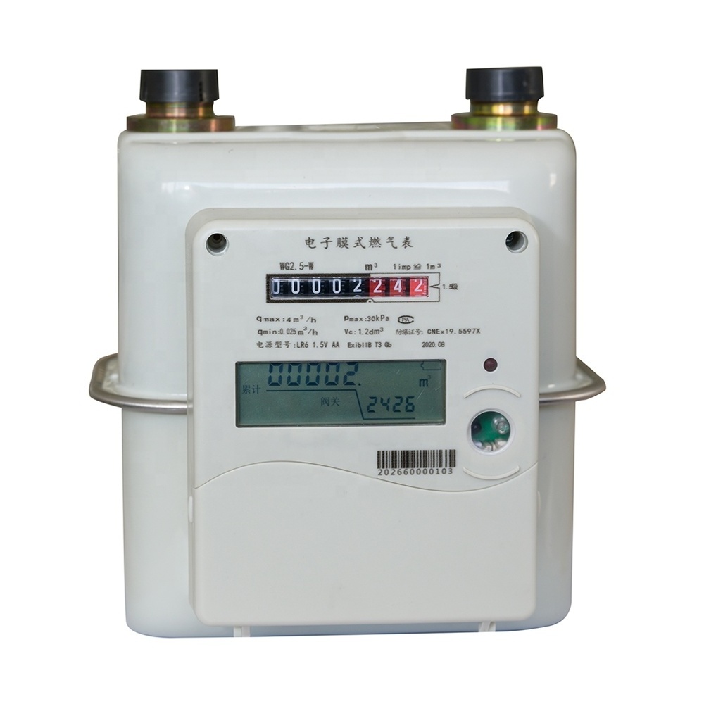 IoT wireless remote gas meter with steel case WG2.5W-WG10W EN1359 certificate