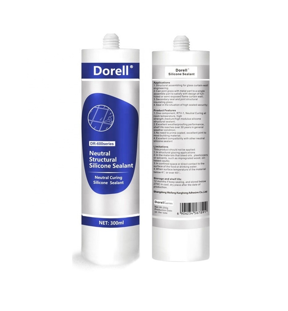 all purpose derfoe thermal conductive rtv silicone sealant for stainless steel tube package  rubber sealant