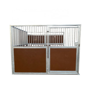 HDPE or PVC infilled 3m x2.2m galvanized portable temporary horse stables horse stall panel