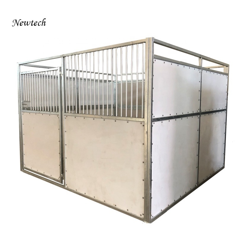 HDPE horse stables with roof supply outdoor portable temporary mobile horse stable