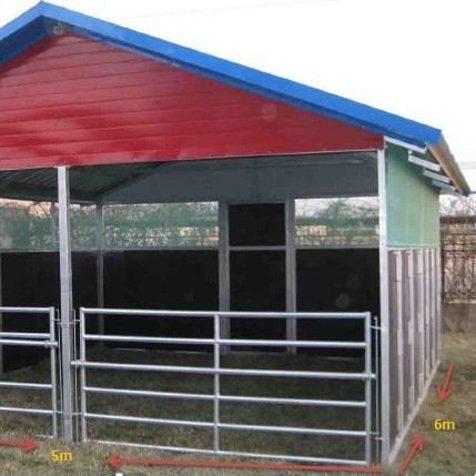 durable hot dipped galvanized calf house , calf hutch /portable houses for cows