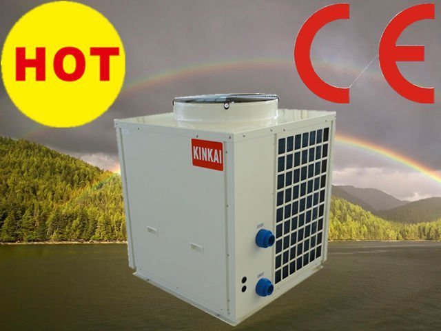 China energy saving 50kw air source heat pumps commercial heating cooling air to water inverter heat pump swimming pool