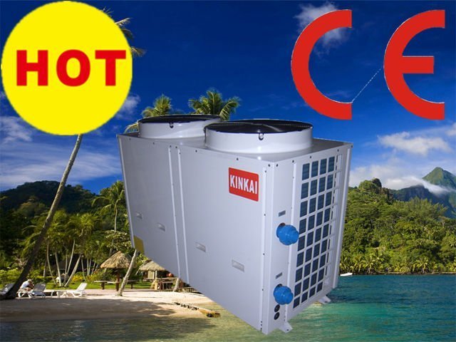 China energy saving 50kw air source heat pumps commercial heating cooling air to water inverter heat pump swimming pool