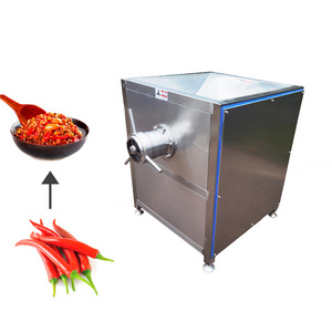 Commercial Big Capacity Automatic Green Pepper Mincer Crusher Shredder Fresh Chili Chopping Machine