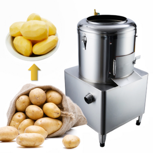 Stainless Steel Industrial Automatic Root Vegetable Peeler Potato Washing Peeling Machine