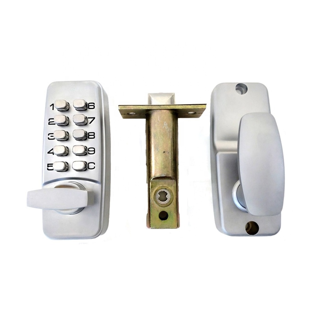 Custom Made High Quality Mechanical Push Button Pin Code Door Lock with Keypad