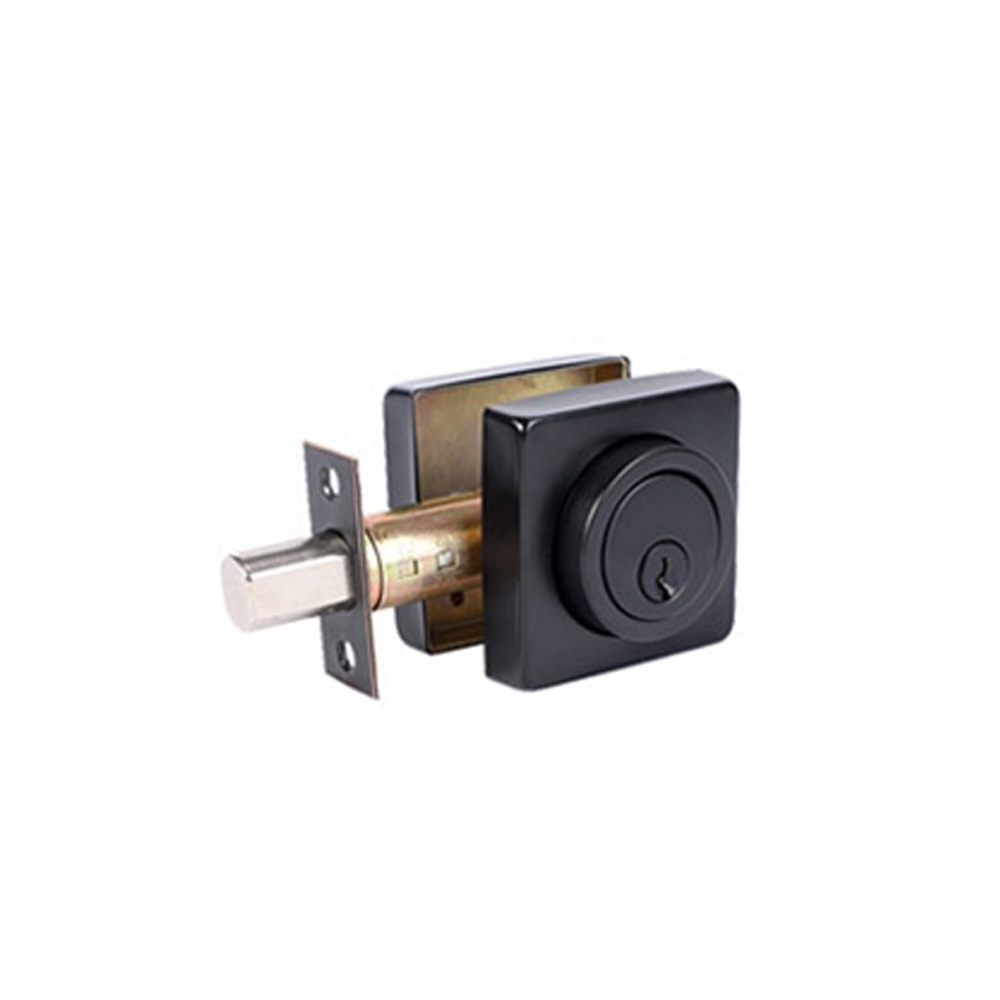 Safes Door Lock Single Cylinder Zinc Alloy Deadbolt Lock For Wooden Door