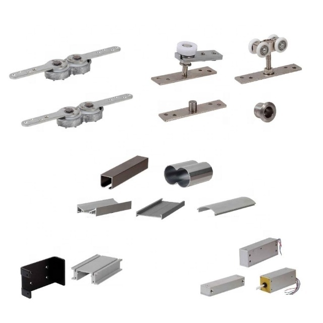 sliding folding gate roller heavy duty wooden folding door hardware slide and fold door hardware