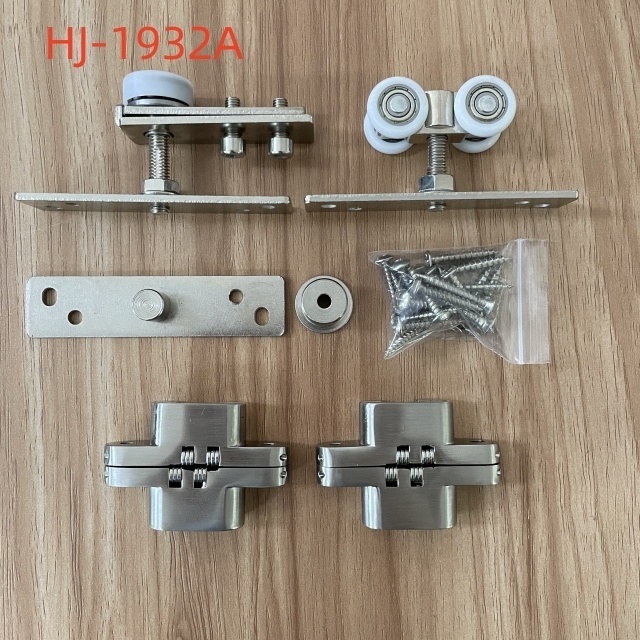 sliding folding gate roller heavy duty wooden folding door hardware slide and fold door hardware