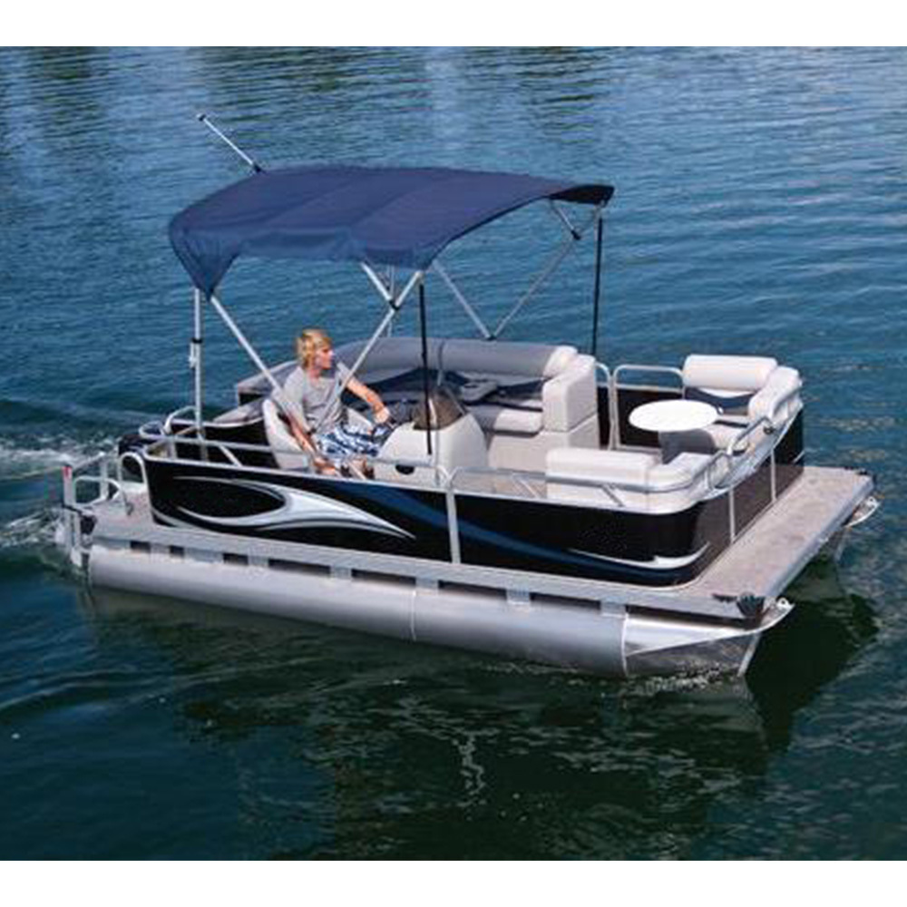 Kinocean Ecocampor 2020 16 Foot Tiny Pontoon Hibrid Boat Mini Cheap Aluminium Small New Pontoons For Sale