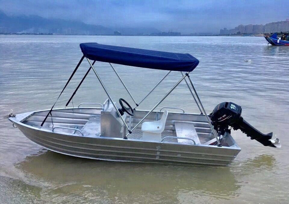 Aluminum center console deep v motor jon fishing boats for sale