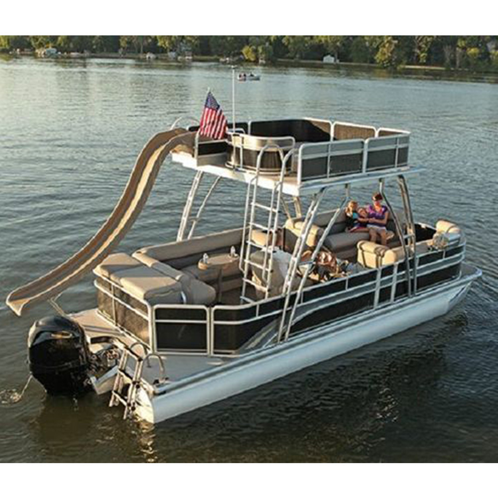 Sport Catarmaran Mini Australian Standard High End Sunner Marine Costruire Fishing and Pontoon Tubes Aluminum Work Bridge  Boat